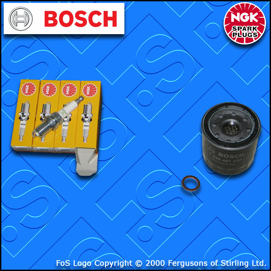 SERVICE KIT for MAZDA 3 (BK) 1.3 1.6 BOSCH OIL FILTER NGK SPARK PLUGS 2003-2009
