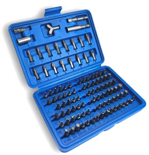 "Bgs 765 Sicherheits Bitsatz Schraubendreher Bit Set 1/4\" 100-Tlg. Bit-Set Satz"-image