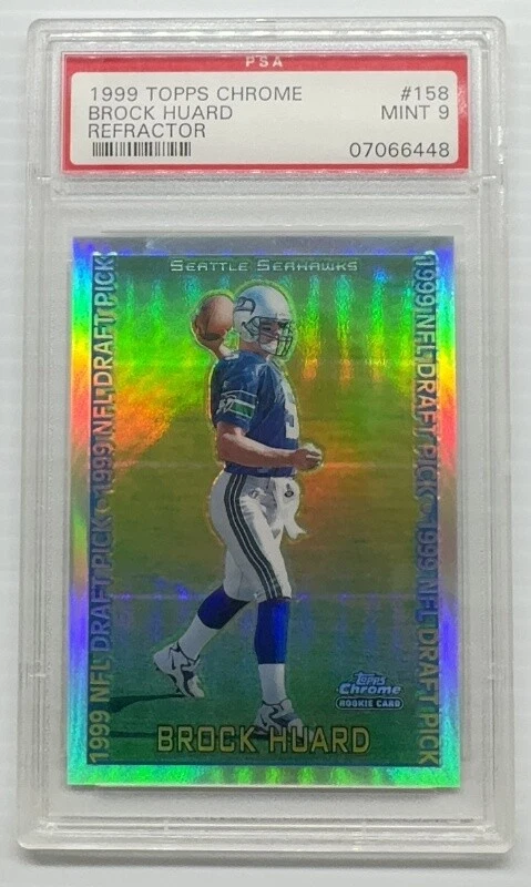 Brock Huard Topps Chrome #158 Refractor