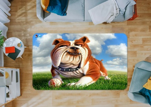 3D Orange Dog ZHUA013 Game Non Slip Rug Mat Photo Carpet Jerry LoFaro ...