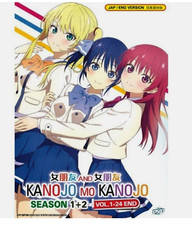 Kanojo Mo Kanojo Girlfriend Season 1-2 Anime DVD English Dub  Free Gift 