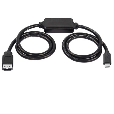 XMSJSIY USB-C Type-C to Esata Adapter Cable 5Gbps USB C to Power Esata Converter