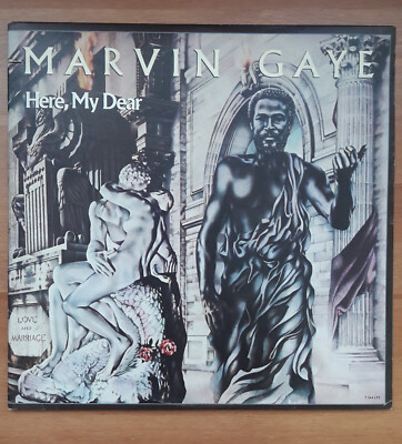 Marvin Gaye Here, My Dear 2LP Vinyl Press USA 1978 Tamla T 364 LP2 EX Cut-out