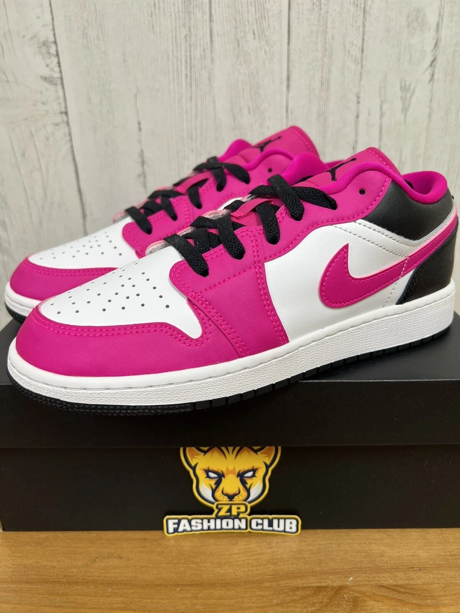 Air Jordan 1 Low Fierce Pink DZ5365 601 GS Sizes