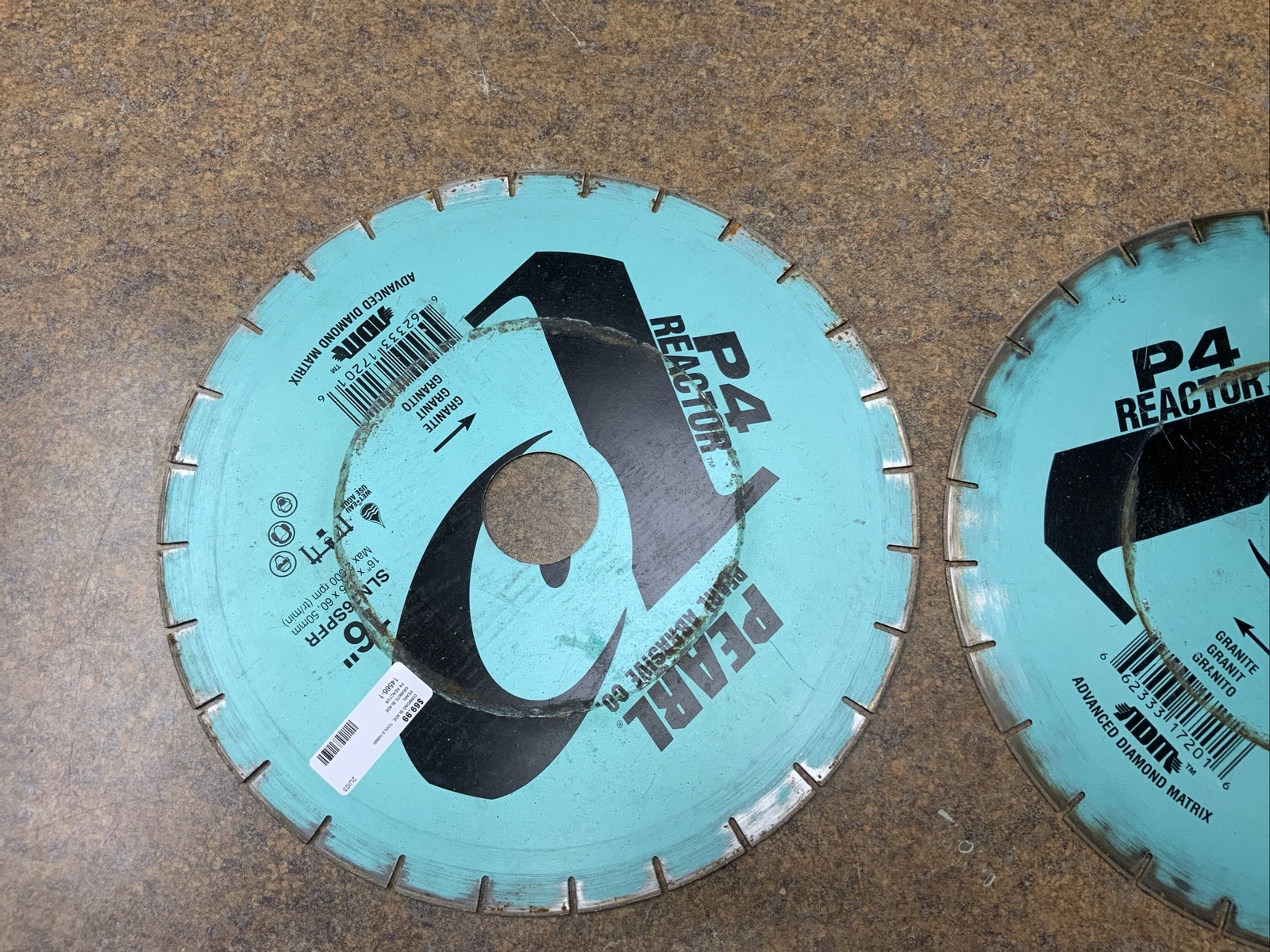 (2) Pearl Abrasive Co. SLN16SPFR P4 Reactor Diamond Blade Qty. 2 eBay