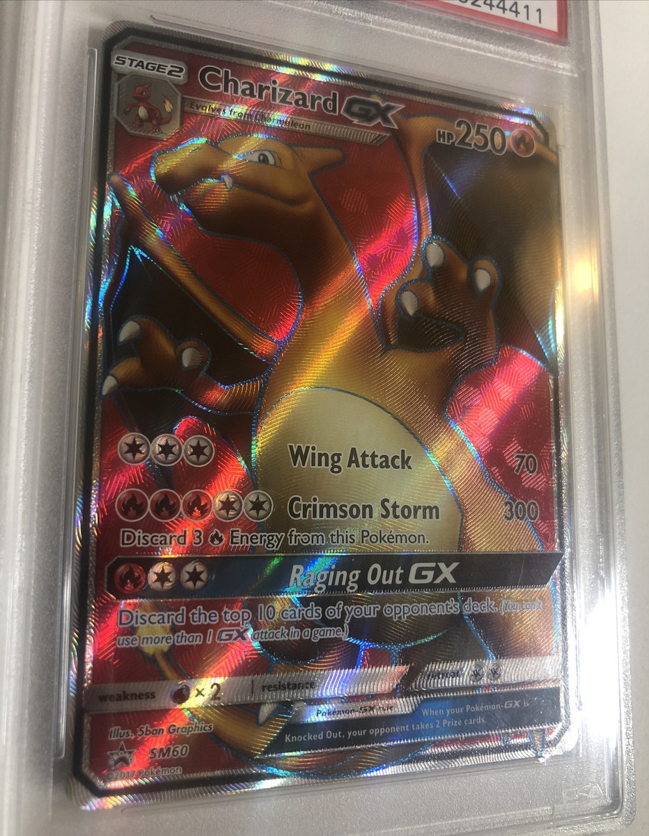 Pokemon TCG Full Art Charizard GX Premium Collection SM60 Black