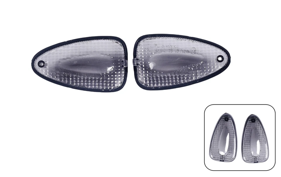 For BMW K1200S; R1200S; K1300S;Smoke Front+ Rear Indicator Turn Signal Lamp Lens - Image 4 of 4