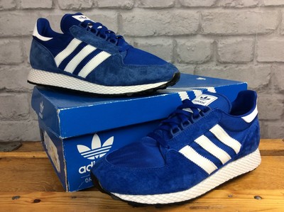 adidas blue forest grove trainers