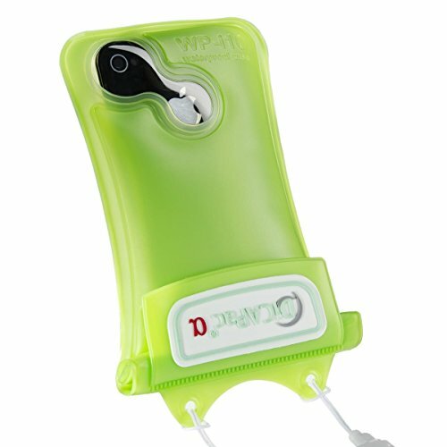 Dicapac WP-i10 - Custodia subacquea per Apple iPhone, iPod, colore: Verde (m7t)