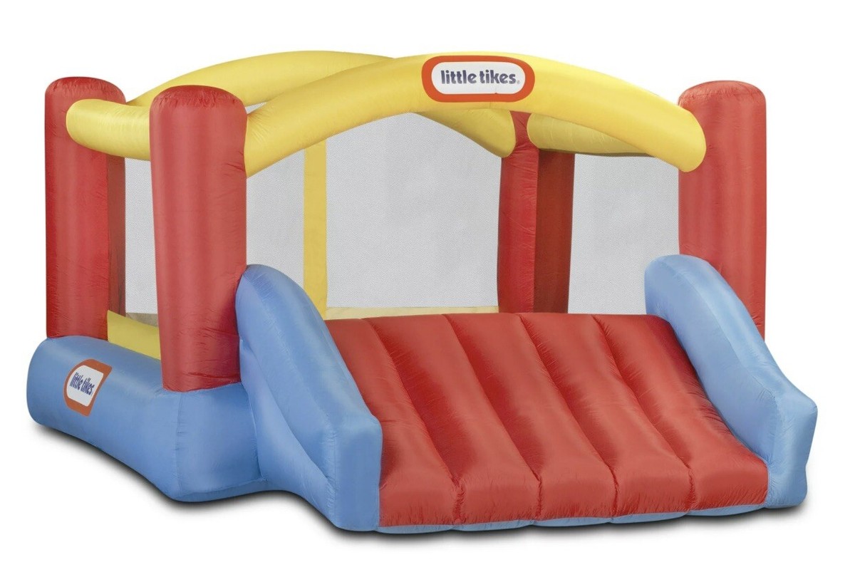Little Tikes Jump And Slide 9’ X 12’ Inflatable Bounce House Indoor And  Outdoor