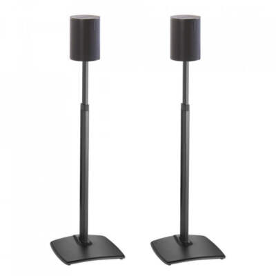 Sanus WSSE1A2 Height-Adjustable Speaker Stand compatible with Sonos Era 100 (Pai