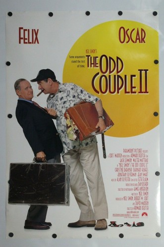 The Odd Couple 2 1998 Double Sided Original Movie Poster 27" x 40"