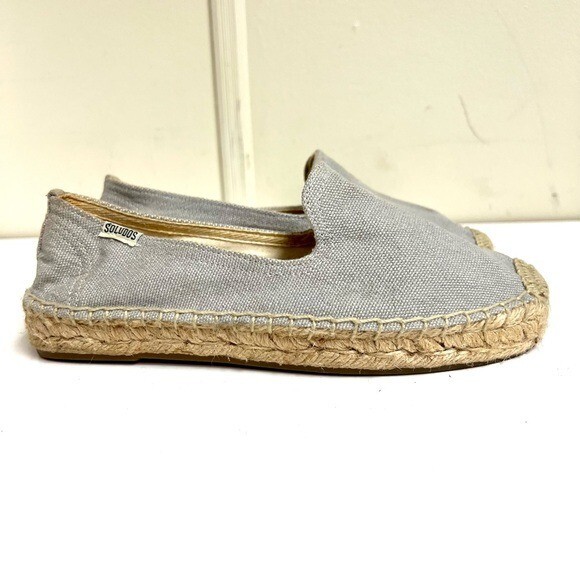 SOLUDOS Platform SEVILLE SMOKING SPIPPER Espadrilles Flats Shoes