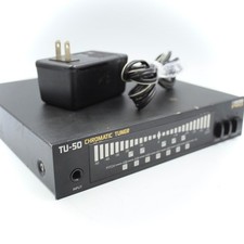 BOSS Pro TU-50 Chromatic Tuner With Power Supply Made in Japan Rack Unit ZD61345