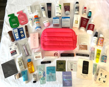High End Beauty Mixed Lot Makeup Skincare Haircare 50 Pieces  Cosmetic Bag