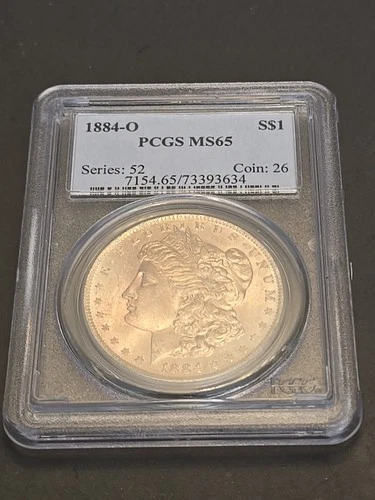 1884-O $1 Morgan Dollar PCGS MS 65