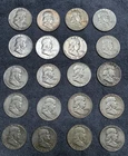 1 Roll Benjamin Franklin Half Dollar US 90% Silver $10.00 Face Value 20 Coins