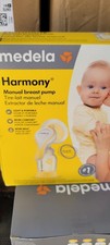 Medela New Harmony Manual Breast Pump, Soft Rim Flex Technology Includes Bottles