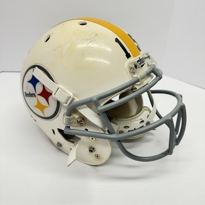 Schutt Air Jr Youth Small Football Helmet With Facemask & Steelers Sticker