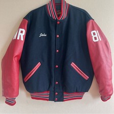 Game Męska wełniana kurtka Varsity John Eastchester Piłka nożna Rozmiar M