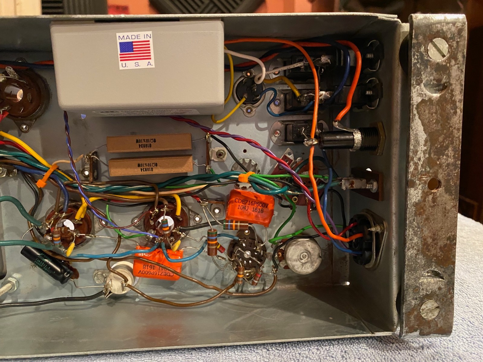 Updated Leslie Speaker 147 Amplifier with EIS Relay - Hammond Organ 145 247 122