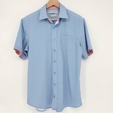 Nick Graham Everywhere Mens Stretch Modern Fit Short Sleeve Performance Blue L