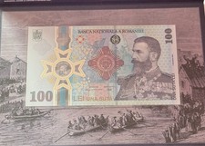 ROMANIA 100 LEI 2024 Banknote 185 Years King Carol I + Presentation Folder UNC