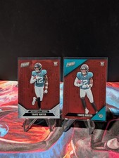 2025 Panini Black Friday AND Cyber Monday- Red Drip Travis Hunter Rookie /75