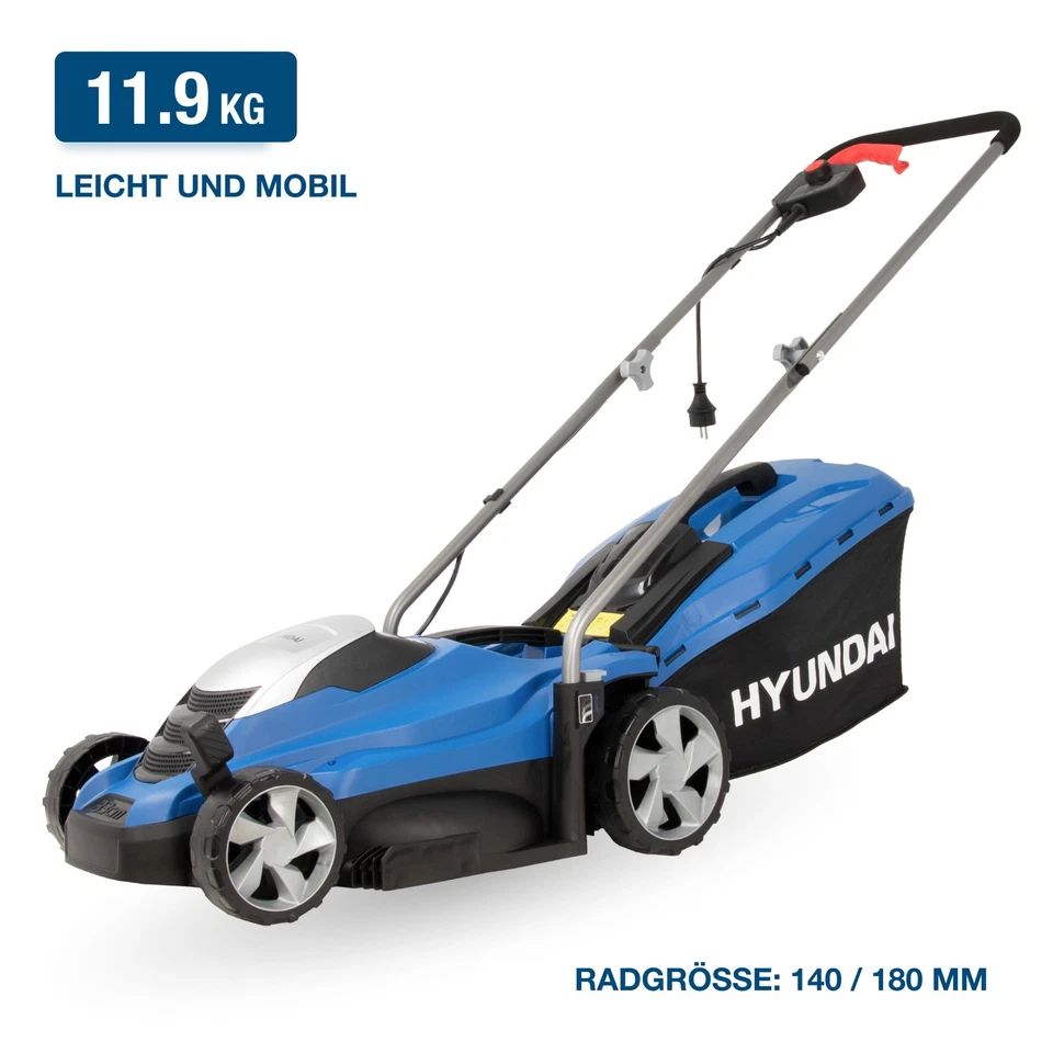 Elektromäher Mulcher Mäher Elektro-Rasenmäher Mulchfunktion HYUNDAI LM3301E  - Bild 3 von 4