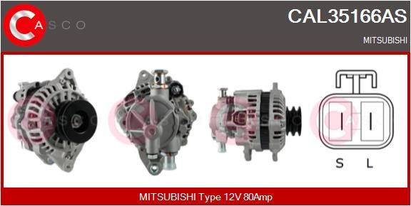 Casco CAL35166AS Lichtmaschine Generator FüR Mitsubishi-image