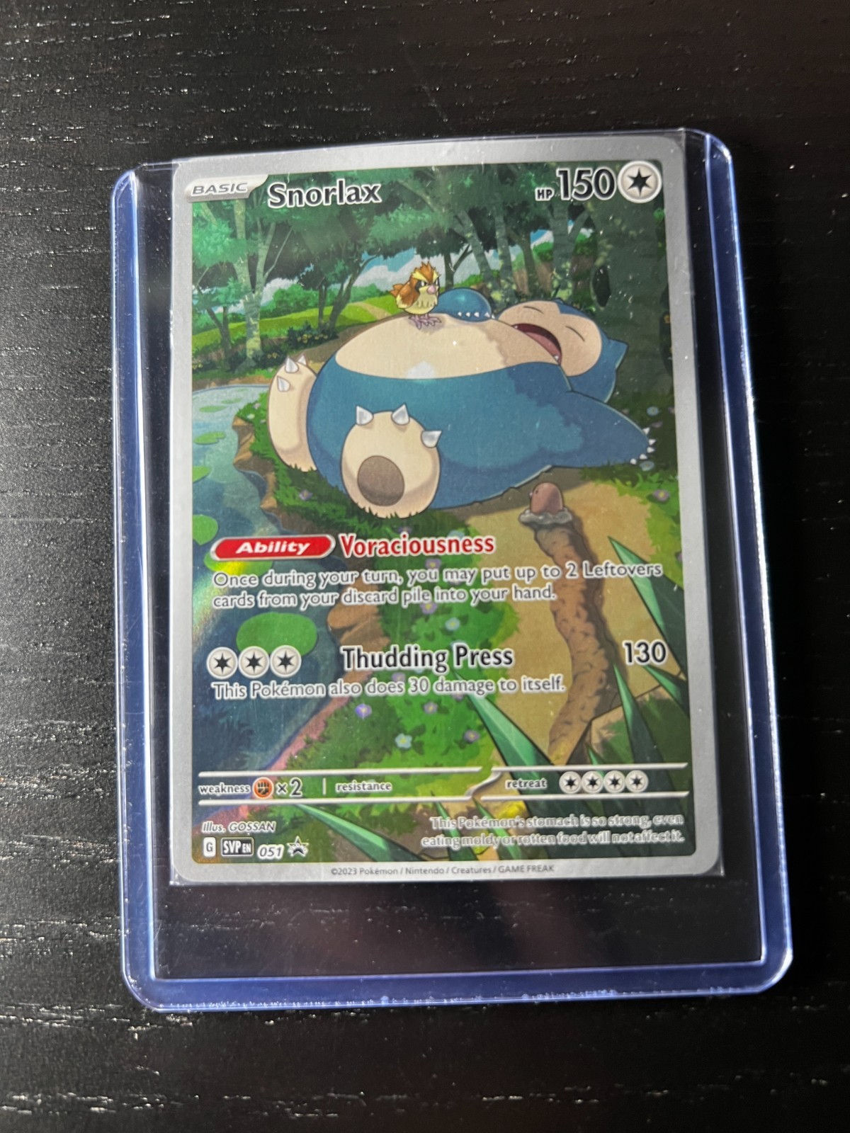 Snorlax 051 SV Scarlet & Violet Promo Cards Holo Near mint