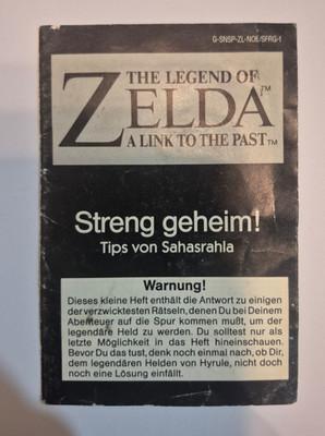 SNES The Legend Of Zelda: A Link To The Past - Streng Geheim! - 6 Seiten