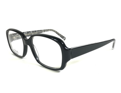 Jean Lafont Eyeglasses Frames EXLIBRIS 100 Black Clear Square Full Rim 52-18-137