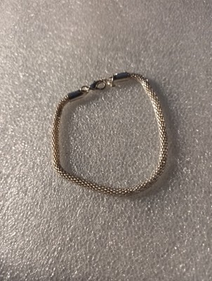Metal Bracelet Hollow Chain Circular Design 18 Cm Length