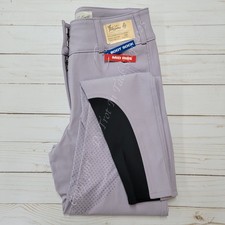 Tailored Sportsman Trophy Hunter Silicone Breeches Mid Rise - Lavender