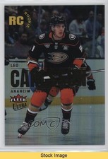 2023-24 Upper Deck Fleer Ultra Rookies Rainbow Foilboard Leo Carlsson READ 05ql