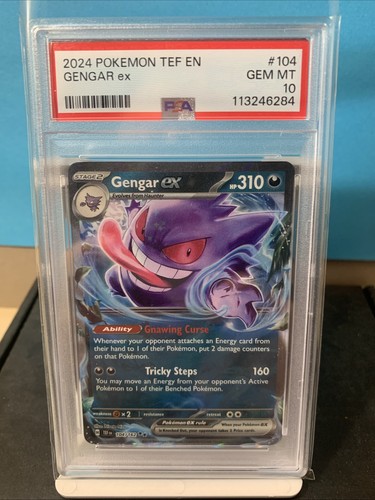 Gengar ex graded PSA 10 for sale on eBay