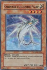 YuGiOh Goldener fliegender Fisch PTDN-DE086 Super Rare Poor unl.