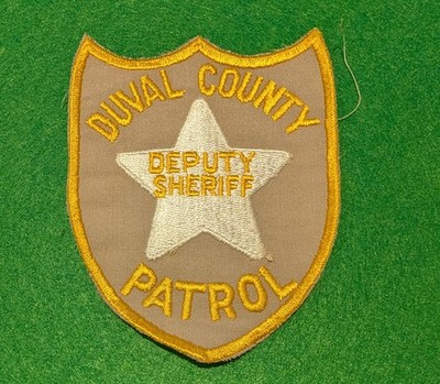 Vintage/obsolete US 70er/80er/90er Duval Co. FL - Deputy Sheriff Shoulder Patch