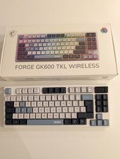 MSI FORGE GK600 TKL Wireless Sky Mechanical Keyboard - UK Layout