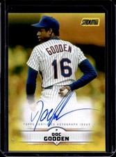 2025 Topps Stadium Club Doc Gooden Auto Yellow Foil #SCBA-DG Mets