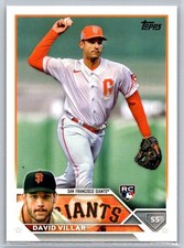 2023 Topps #277 David Villar RC - San Francisco Giants