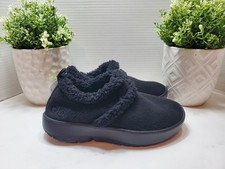 OOFOS Women's OOCOOZIE Low Recovery Shoes BLACK Slip-On Size 7   NEW