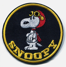 SNOOPY - PILOT ACE - PEANUTS - Embroidered Iron-On Patch
