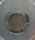 1916-D Mercury Dime 10C PCGS GENUINE Cleaned - AG Detail🔥RARE KEY DATE!