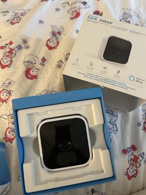 Blink Indoor Akku gepuderte Überwachungskamera Zusatzkamera zwei Jahre Akkulaufzeit