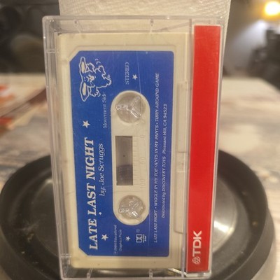 Joe Scruggs Late Last Night Cassette Tape 1984 Educational Graphics Press VTG