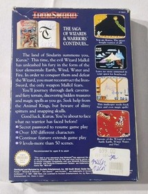 IRON SWORD WIZARDS & WARRIORS II 2Nintendo NES OVP Guter Zustand !!!