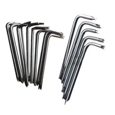 Compact and L Shaped Screwdriver Set 9pcs Cross Uy Triangle New ThreePoint