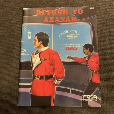 #ad #ad Return to Axanar module Star Trek RPG FASA 2218 1986 Very Good $29.99